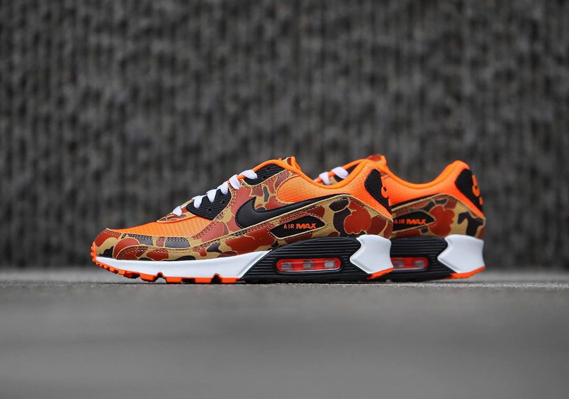 Nike Air Max 90 Orange Duck Camo 