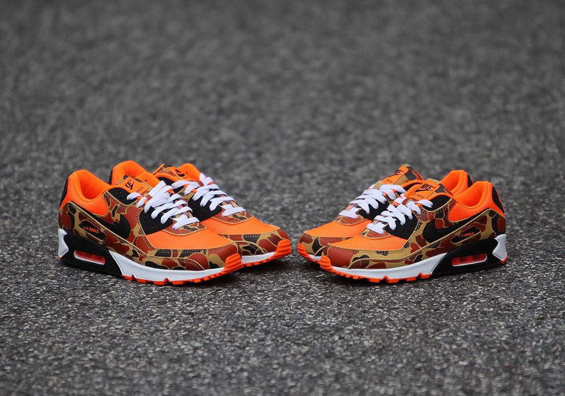 Nike Air Max 90 Orange Duck Camo 