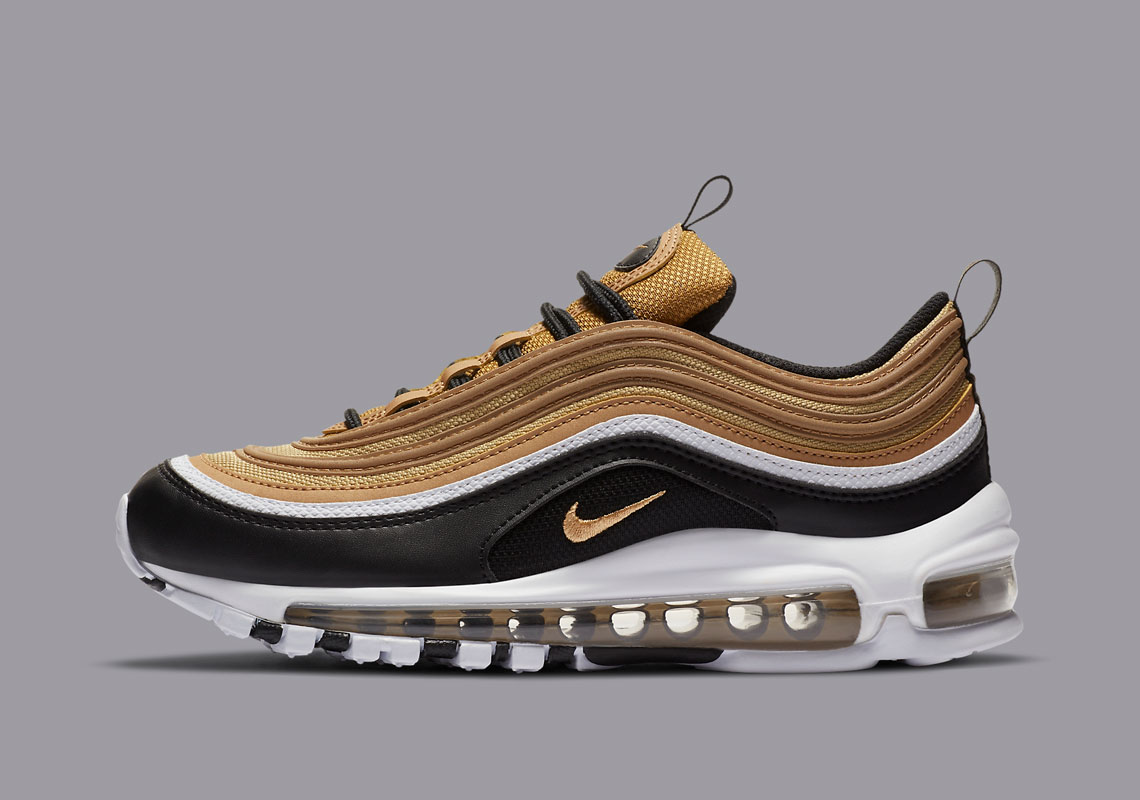 nike air 97 black and gold