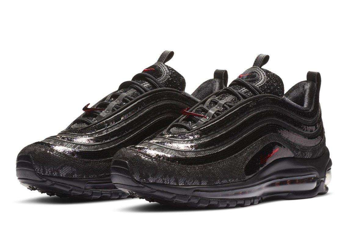 Nike Covers This Women's Air Max 97 In Black Lace And Sequin