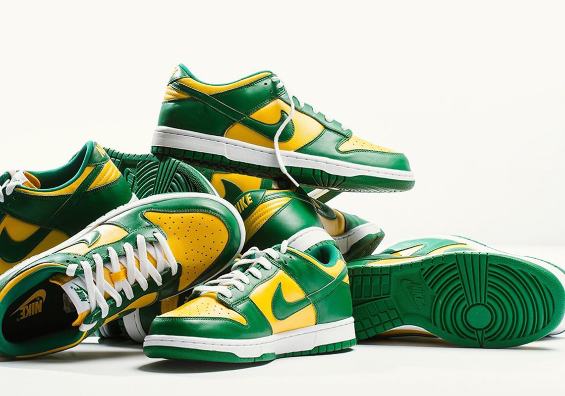 The Nike Dunk Low "Brazil" Releases Tomorrow