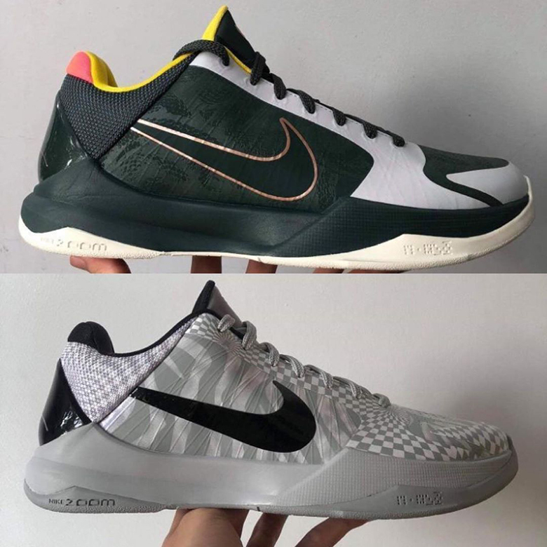 Nike Kobe 5 Protro Green Grey Release 