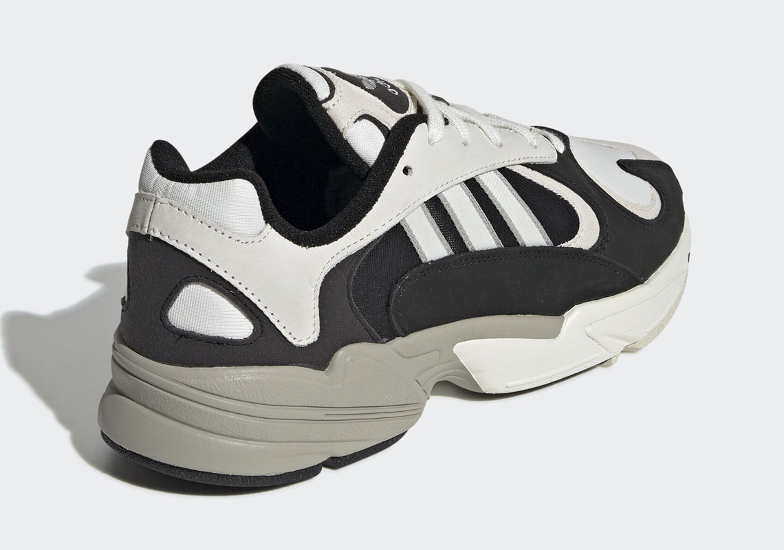 adidas yung 1 black white grey