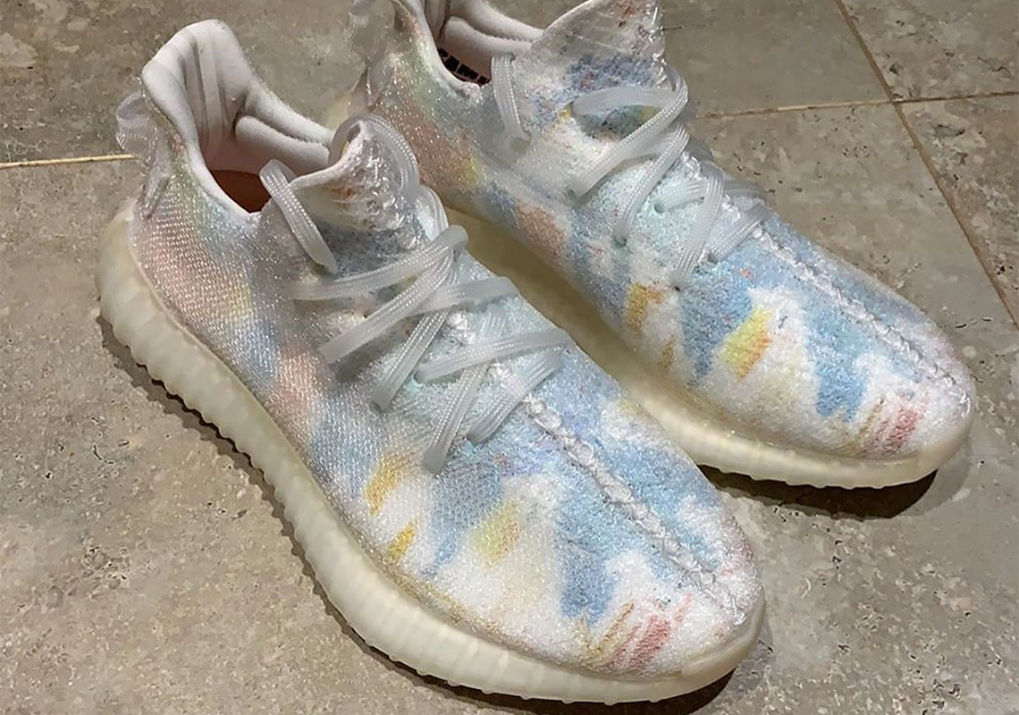 A Multi-Colored Friends And Family Yeezy Boost 350 v2 Sample Has Surfaced