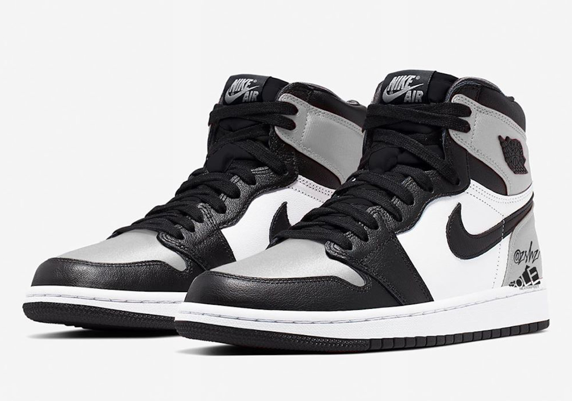 Air Jordan 1 High Metallic Silver 