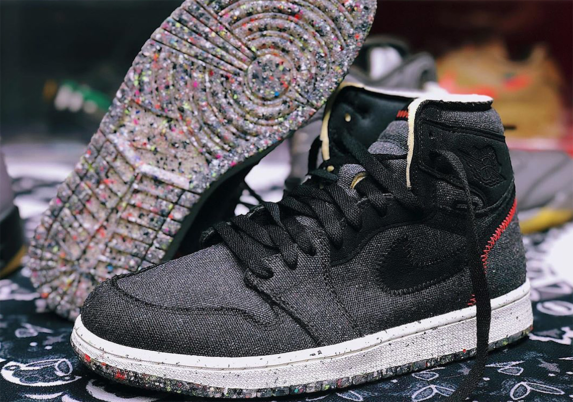 This Air Jordan 1 High Zoom Is Made With Space Hippie Materials