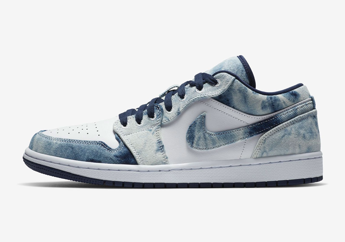 Air Jordan 1 Low Washed Denim Release 