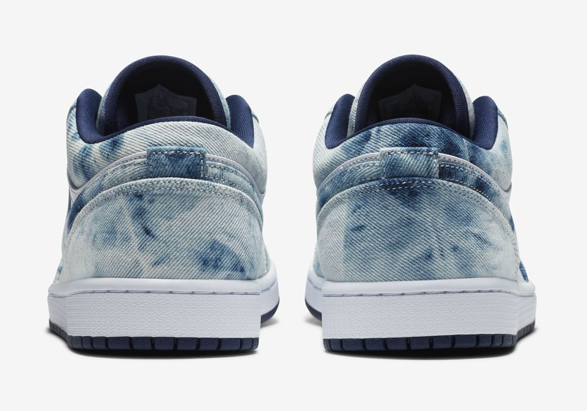 nike air jordan 1 low washed denim