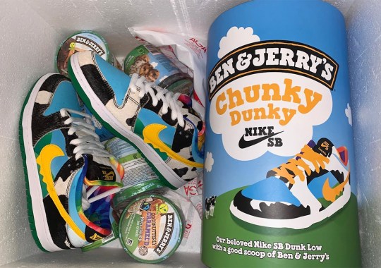 The Ben And Jerry’s And Nike SB “Chunky Dunky” Promo Box Shaped Like A Giant Pint Of Ice Cream