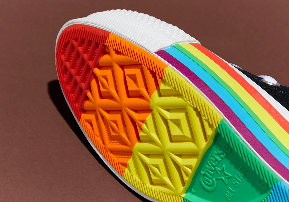 Converse hot sale rainbow sole