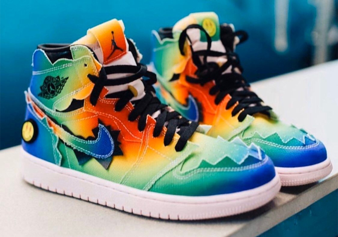 J Balvin x Air Jordan 1 Retro OG High 'Colores Y Vibras ' DC3481-900