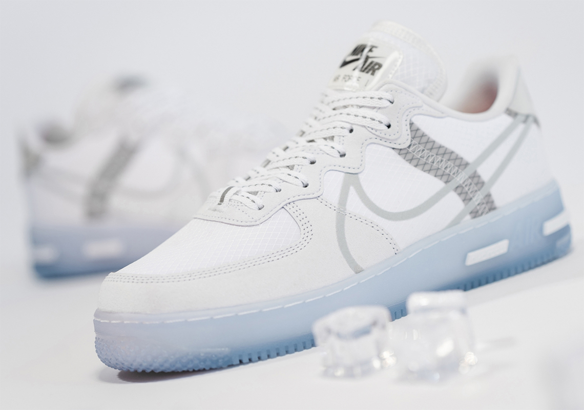 The Nike Air Force 1 React QS "Ice" Releases Tomorrow