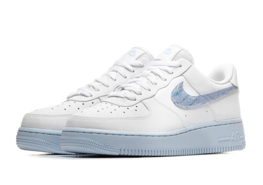 Nike Air Force 1 Low “Hydrogen Blue” For Women Adds Psychedelic Swooshes