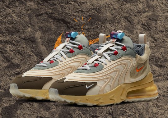 For Upcoming Air Max 270 React “Cactus Trails”, Travis Scott And Nike Take It Back To The 1990s