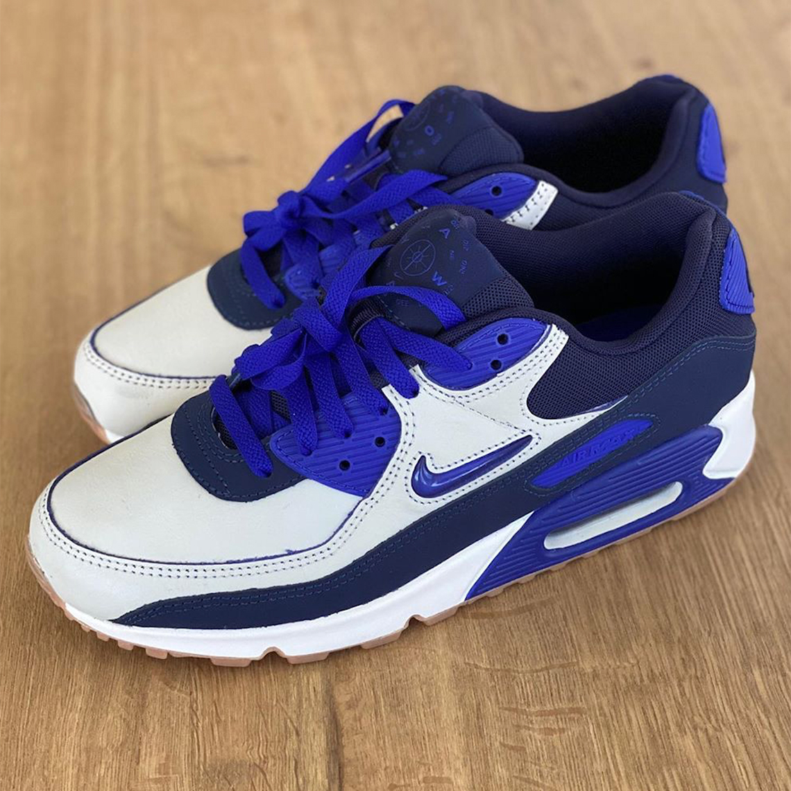 nike air max 90 home and away blue