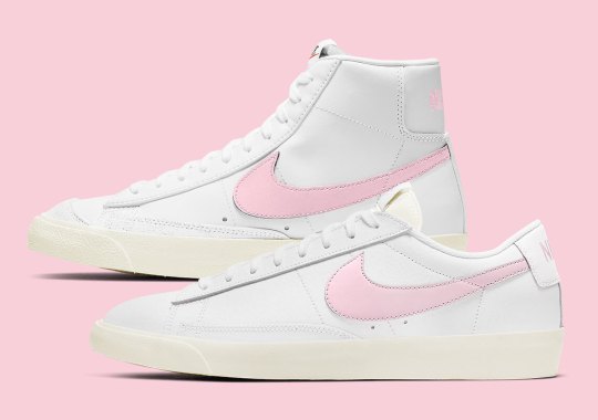 The Nike Blazer Sees Swooshes In “Pink Foam”