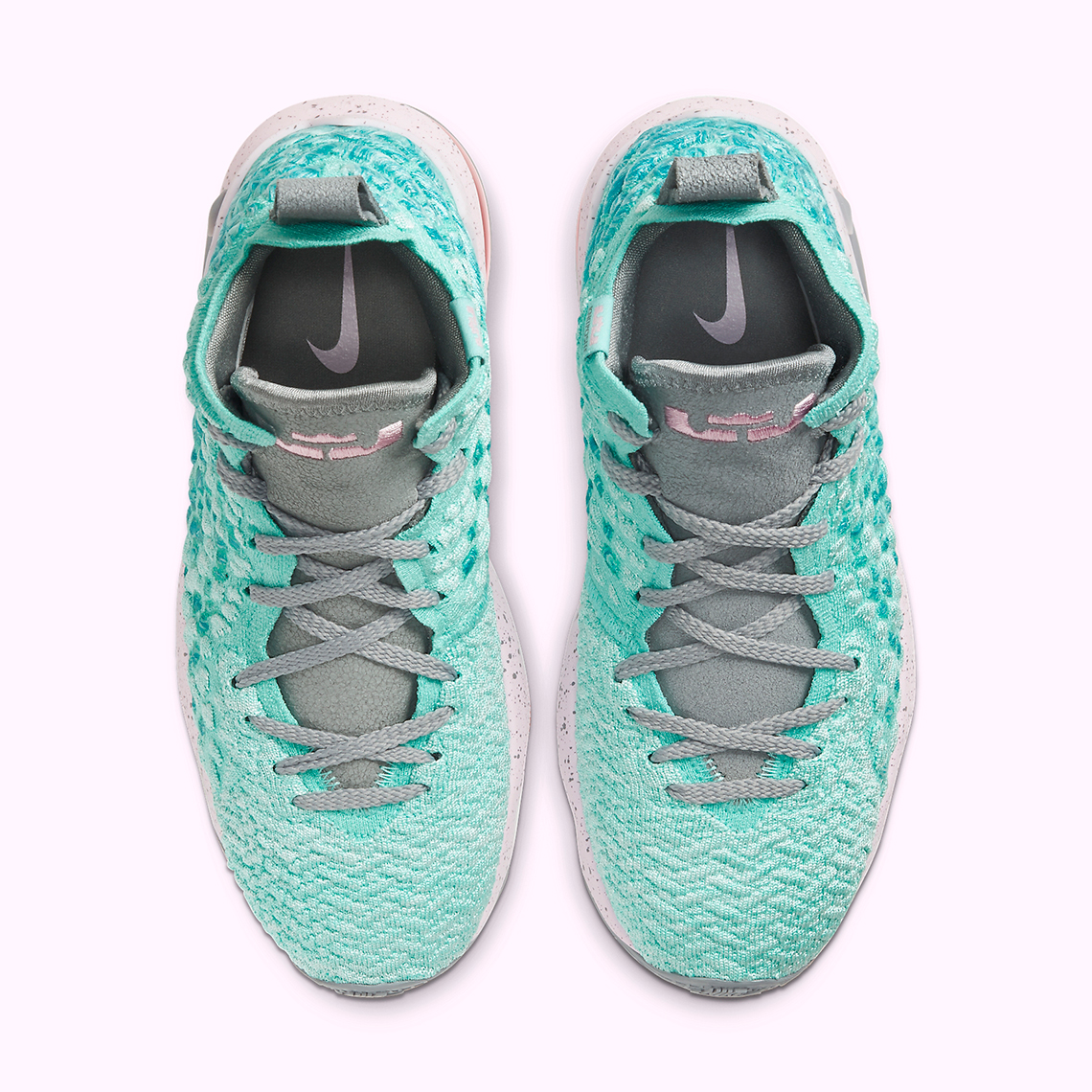 Nike LeBron 17 Aqua Grey BQ5594-444 