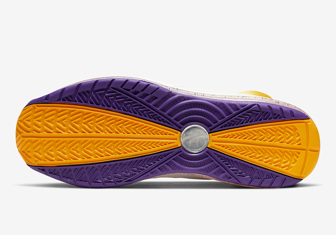 Nike LeBron 17 Lakers Purple Yellow, SneakerNews.com