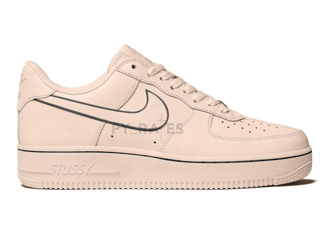 Stussy Nike Air Force 1 Fossil