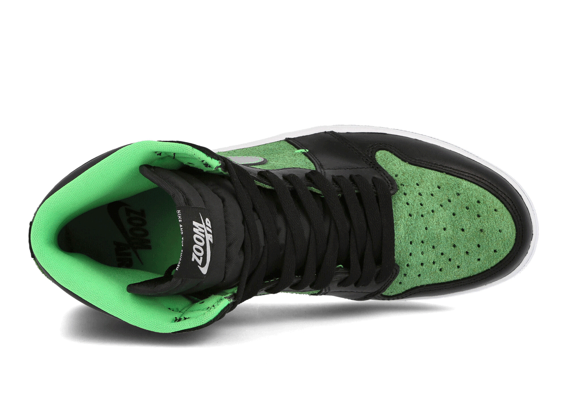 Air Players wear special-edition Quai 54 Jordan sneakers Zoom Zen Green Ck6637 002 5
