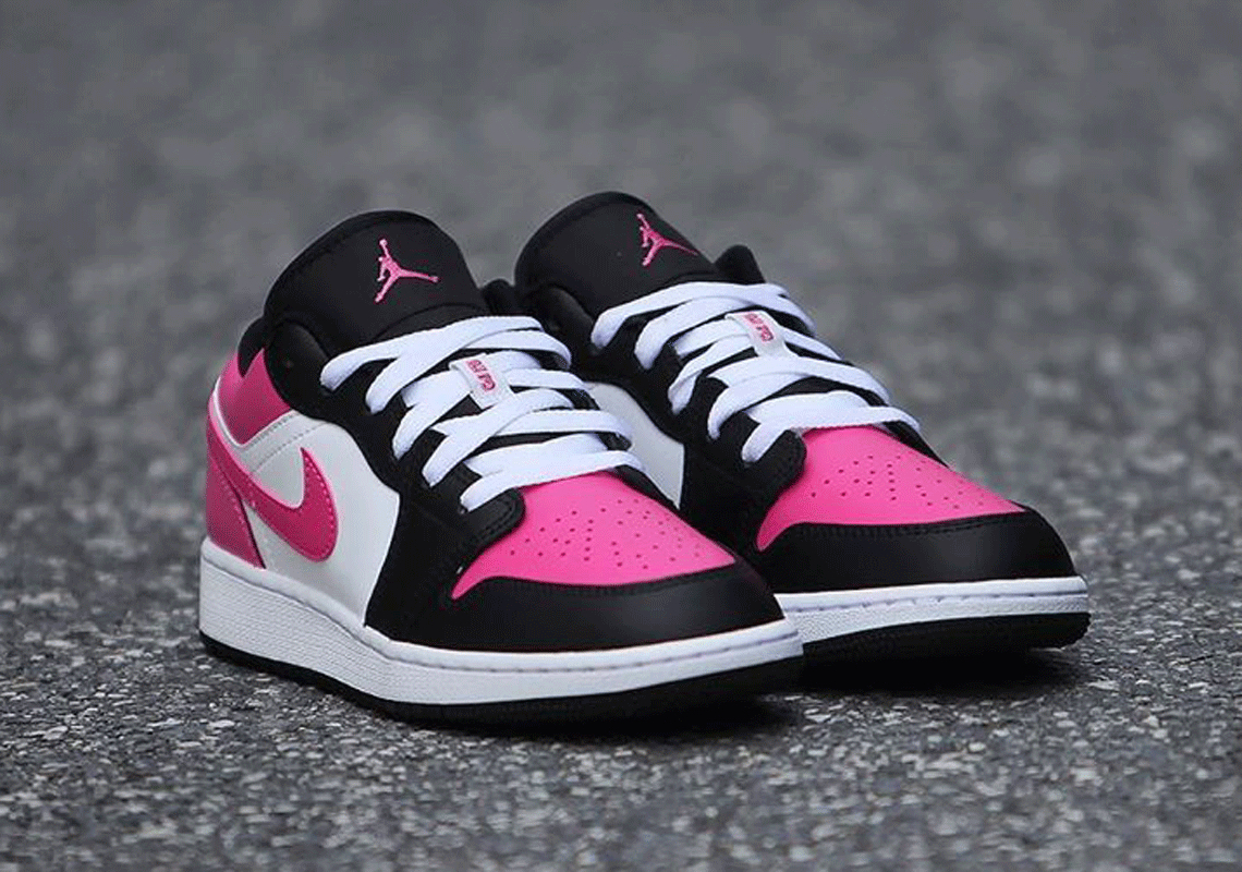 Air Jordan 1 Low Kids Black Pink Release Date 2020 | Sneakernews.Com