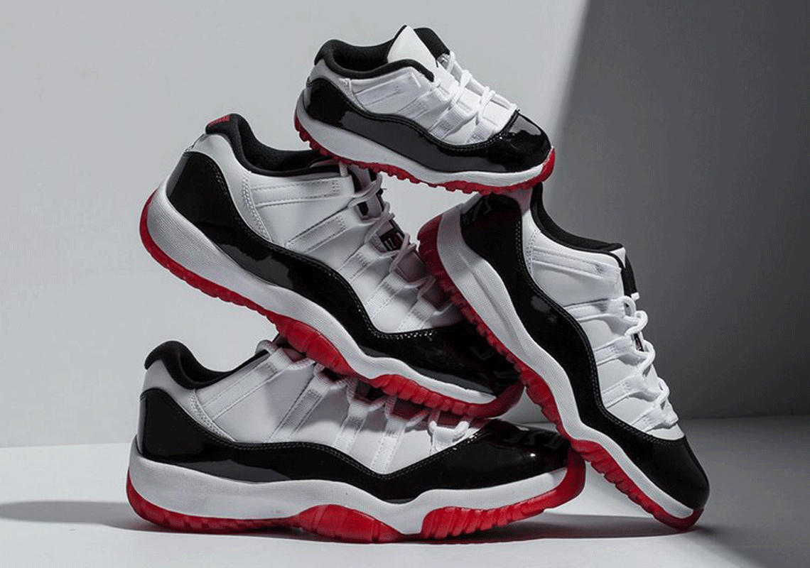 The Air Jordan 11 Low "Concord Bred" Releases Tomorrow