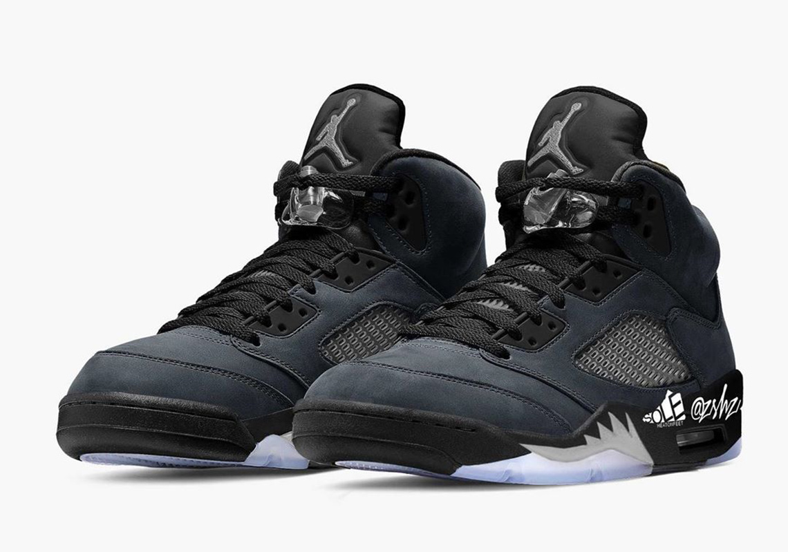 The Air Jordan 5 To Release In An "Anthracite" Colorway Early 2021