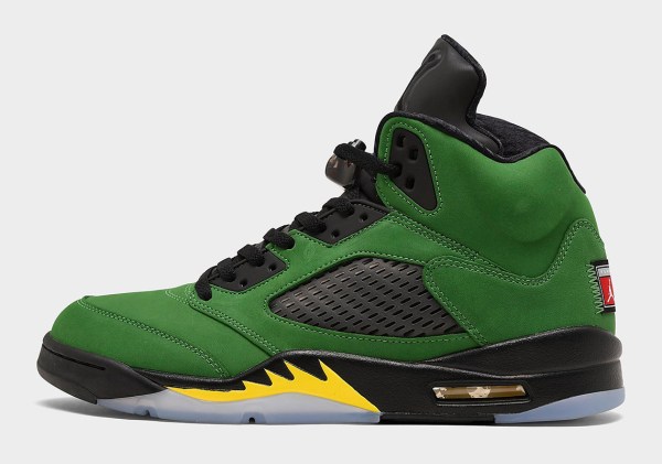 oregon green jordan 5