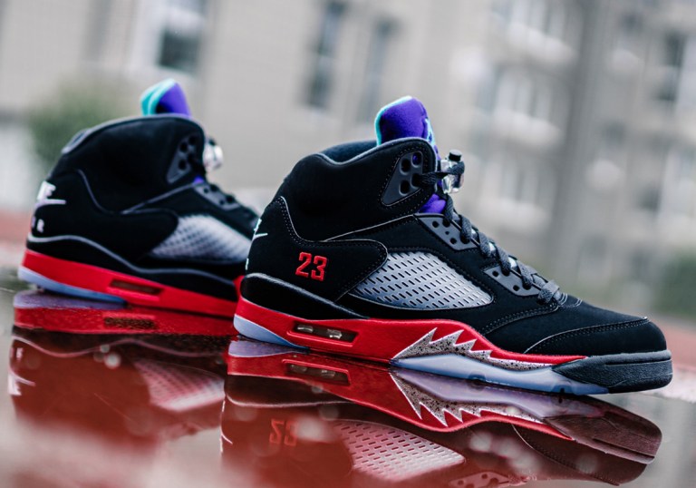 Jordan 5 Retro Top 3 2020 Size 11 Jordan 5 Retro Top 3 Black 2020 - CZ1786-001 | eBay main image 4