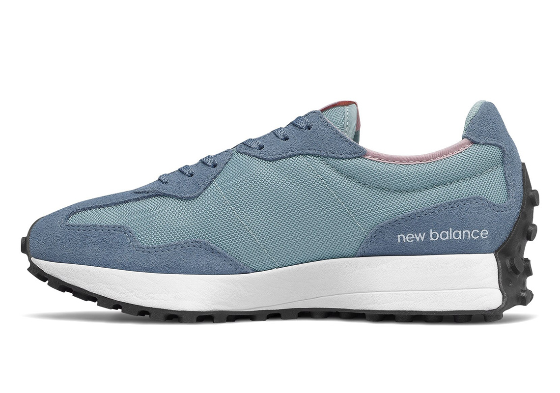 New Balance 327 Mesh Womens Black Grey Blue Release Info | SneakerNews.com