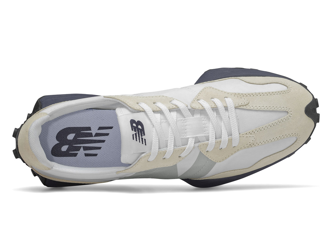 New Balance 327 White Navy Release Info | SneakerNews.com