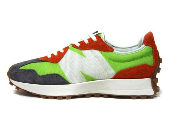 Burnt Orange And Energy Lime Cover This Upcoming New Balance 327