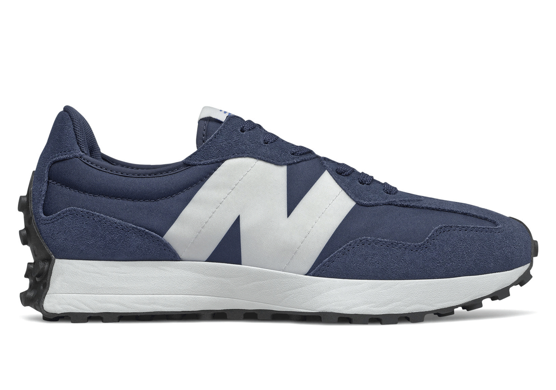 The New Balance 327 Appears In Classic Navy