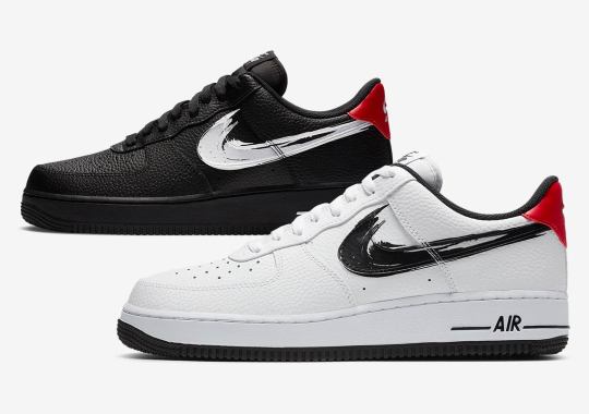 Nike Air Force 1 Low “Brushstroke” Pack Offered In Multiple Colorways