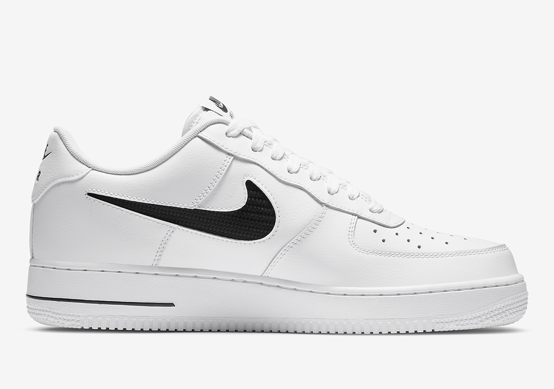 nike air force 1 cut out swoosh