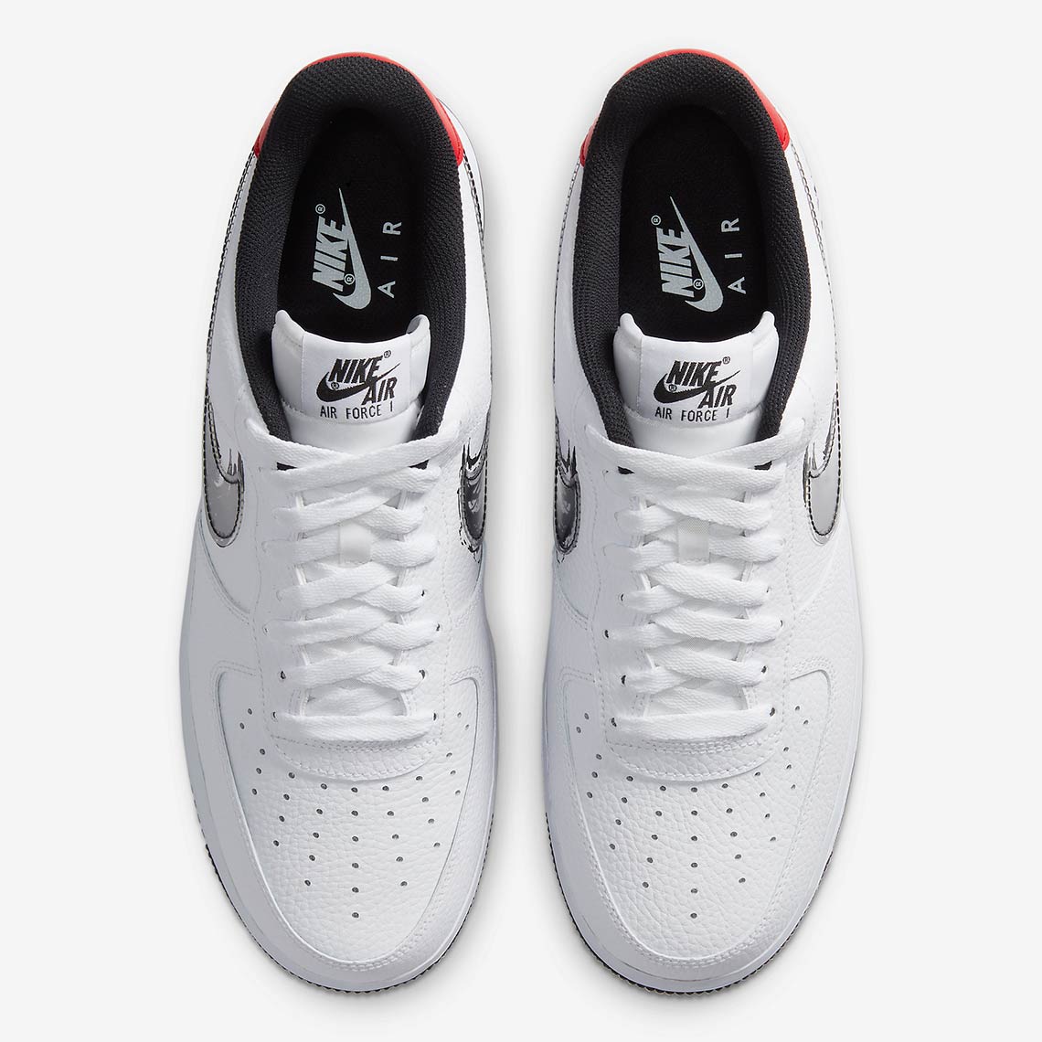 Nike Air Force 1 Brushstroke Pack White Da4657 100 4