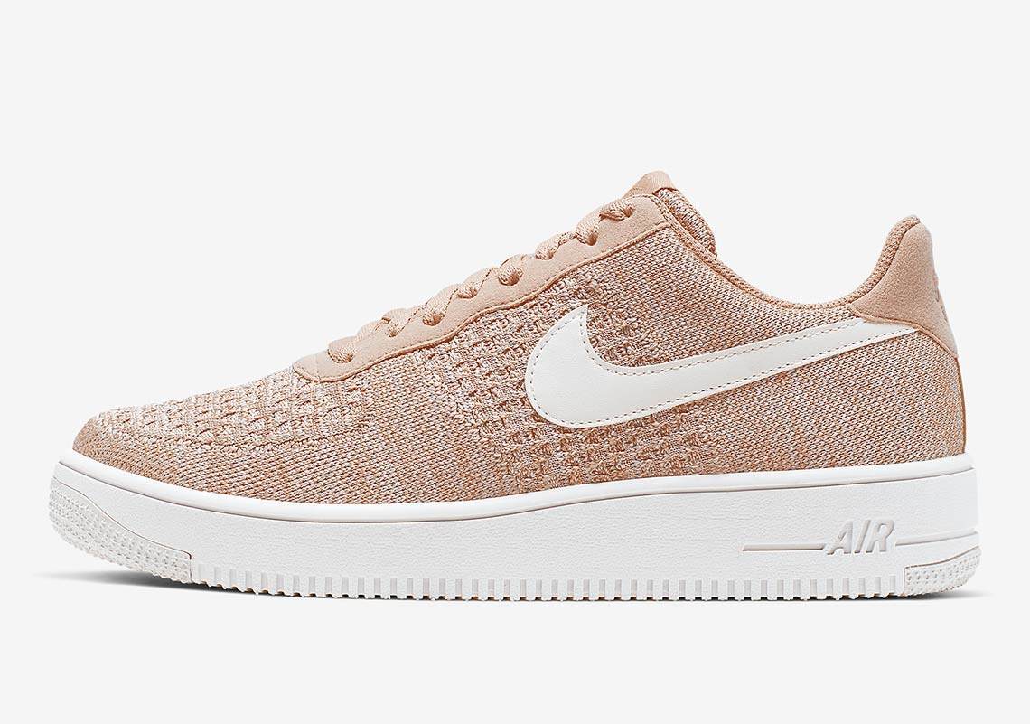 air force 1 flyknit beige