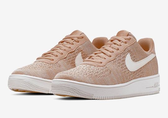 The Nike Air Force 1 Flyknit 2.0 Returns With Sand-Colored Weave