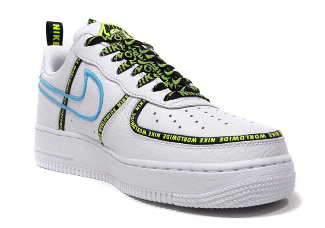 Nike Air Force 1 Worldwide Releasing in White and Volt