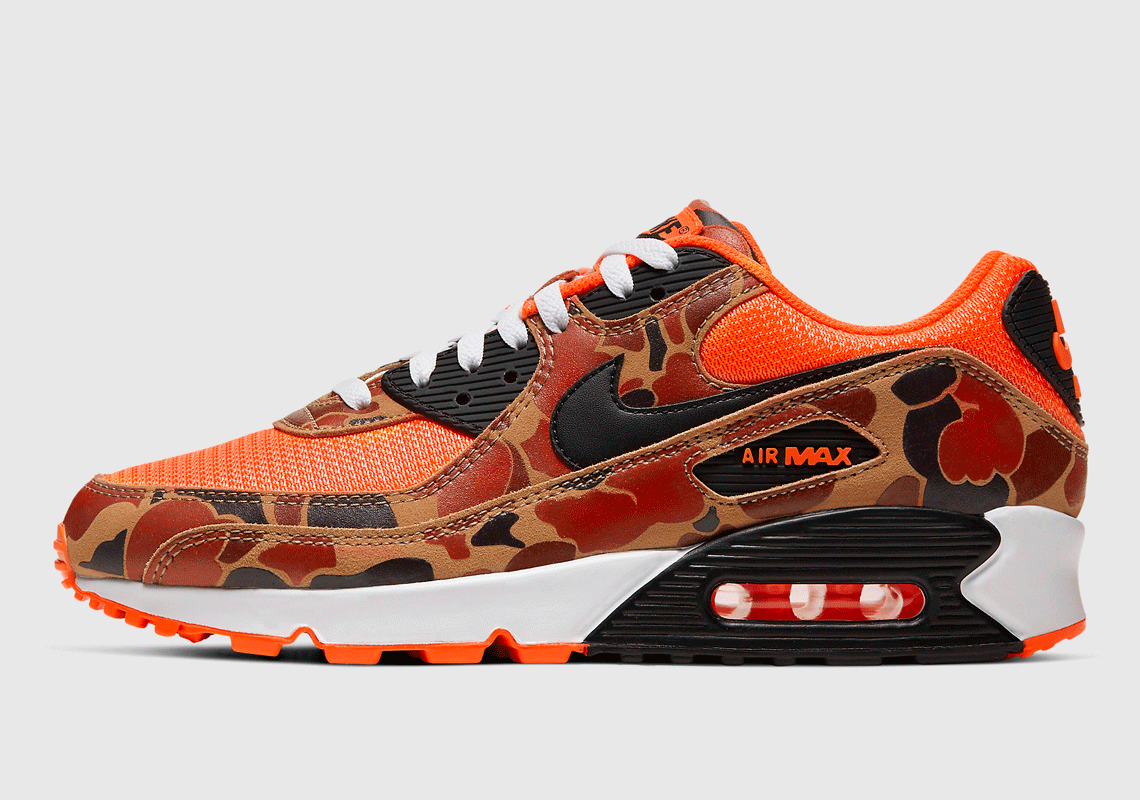 Official Images Of The Nike Air Max 90 "Orange Camo"