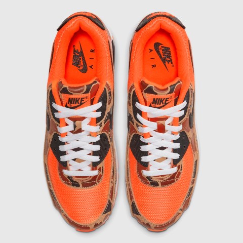 Nike Air Max 90 Orange Duck Camo CW4039-800 | SneakerNews.com