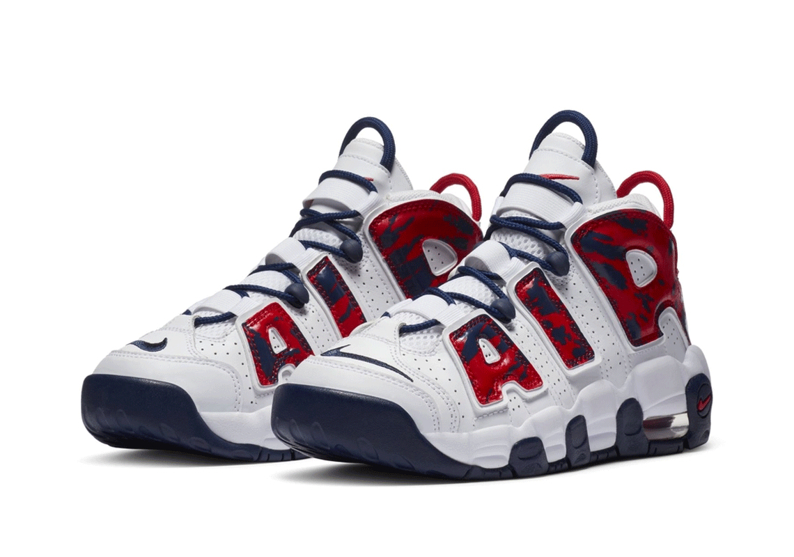 Nike Air More Uptempo Grade School Kids' Shoes