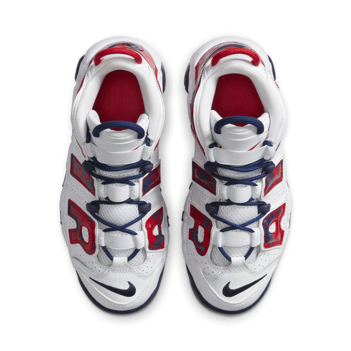 Nike Air More Uptempo Gs White Red Blue 8