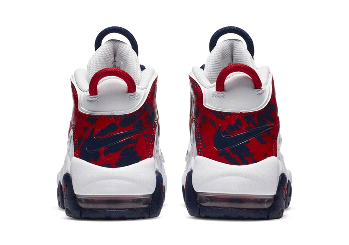 Nike Air More Uptempo Ps White Red Blue 5