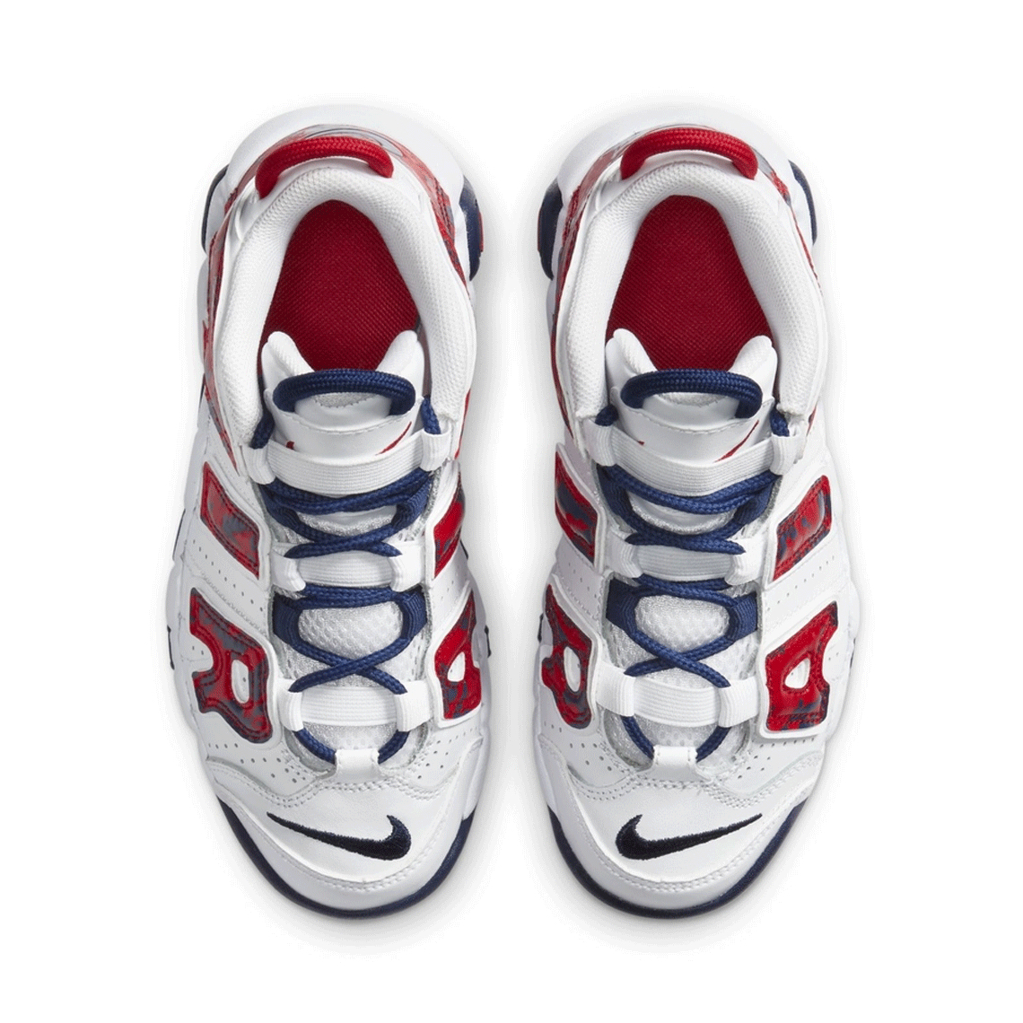 Nike Air More Uptempo Ps White Red Blue 8