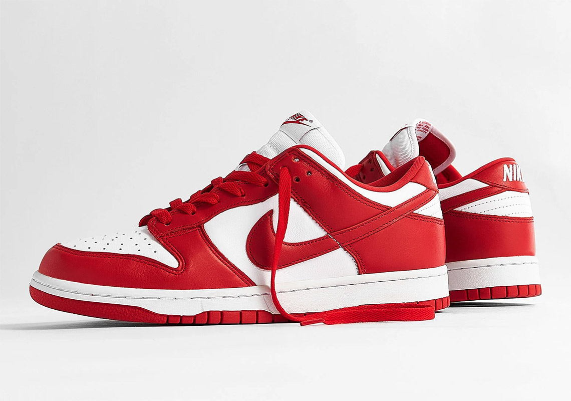 nike sb dunk low university red