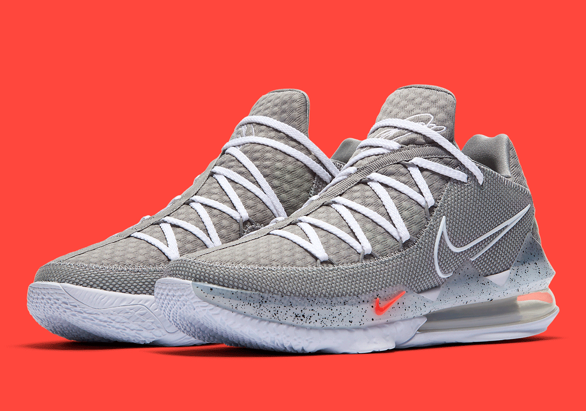 The Nike slip LeBron 17 Low "Particle Grey" Is Available Now