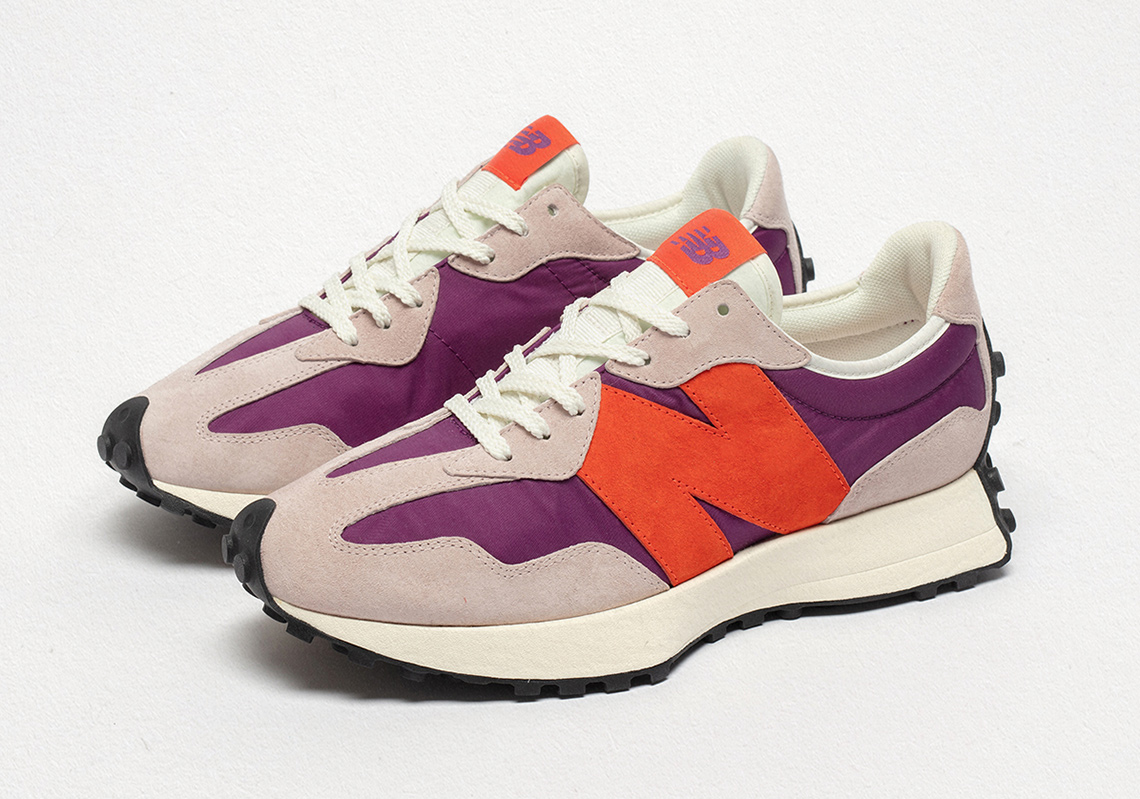 new balance purple and orange