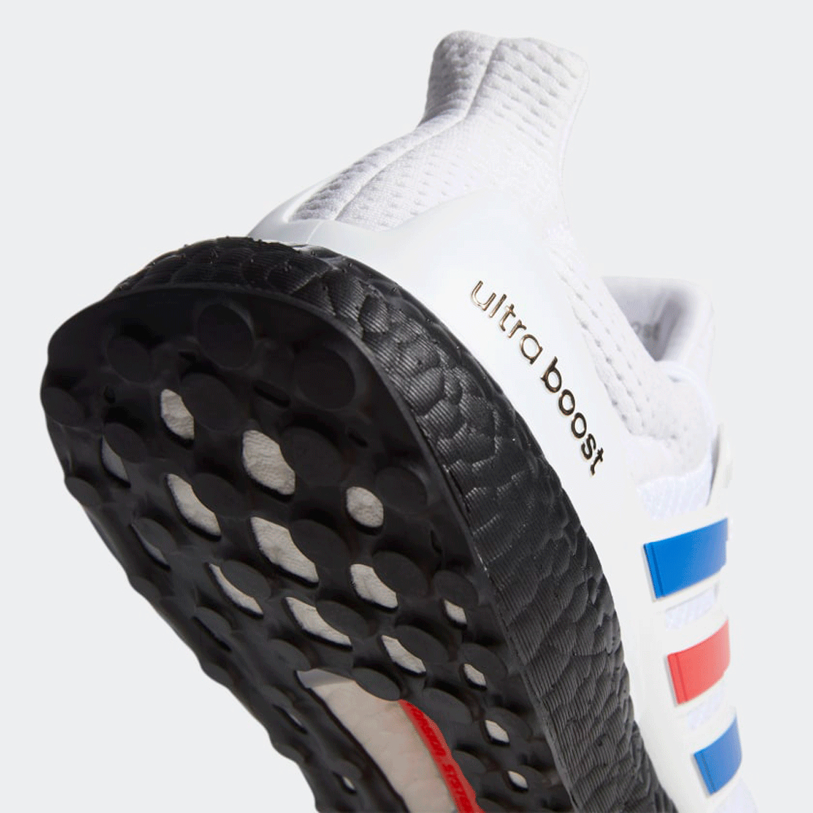 adidas ultra boost red white blue stripes