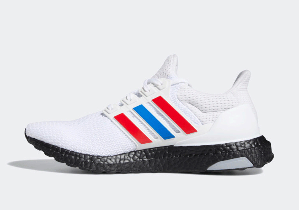 complete lucky simply adidas Ultra Boost White Red Blue FY9049 | SneakerNews.com